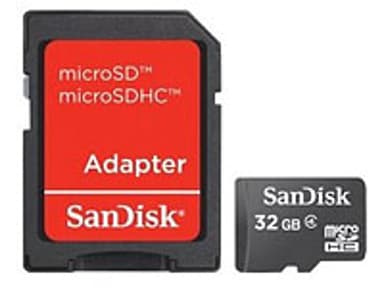 SanDisk Flash memory card 32GB MicroSDHC