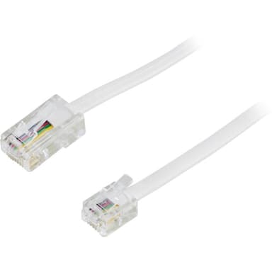 Deltaco Telefonkabel 5m RJ-45 RJ-11