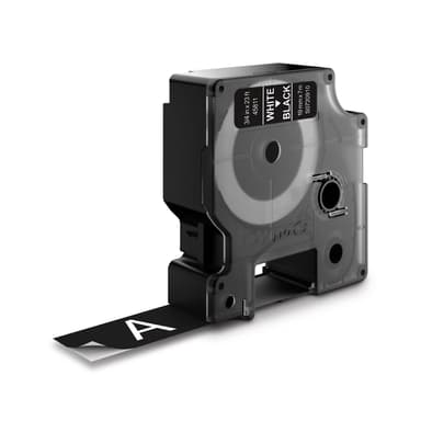 Dymo Tape D1 19mm Hvit/Svart 