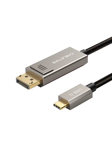 Direktronik DisplayPort to USB-C Cable 1m DisplayPort USB-C Svart