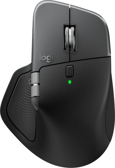 Logitech MX Master 4 for MAC Bluetooth Muis Spacezwart