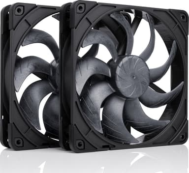 Noctua NF-A14X25 G2 PWM 140MM Chromax 2P Fläkt Svart