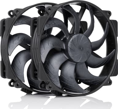 Noctua NF-A14X25R G2 PWM 140MM Chromax 2P Ventilator Sort