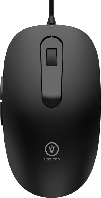 Voxicon Langallinen toimistohiiri L40W USB-A USB Type-A + USB Type-C Musta