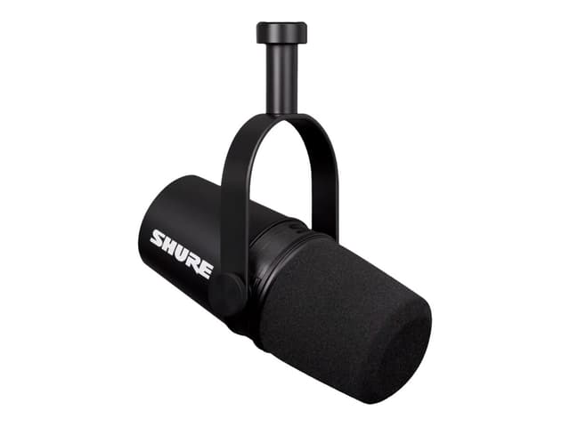 Shure MV7X XLR -mikrofoni podcastien nauhoittamiseen 