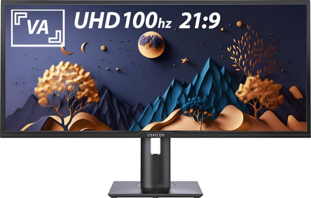 Voxicon G34UHDW Ergonomisk skærm 34" 3440 × 1440pixels VA 21:9 100Hz