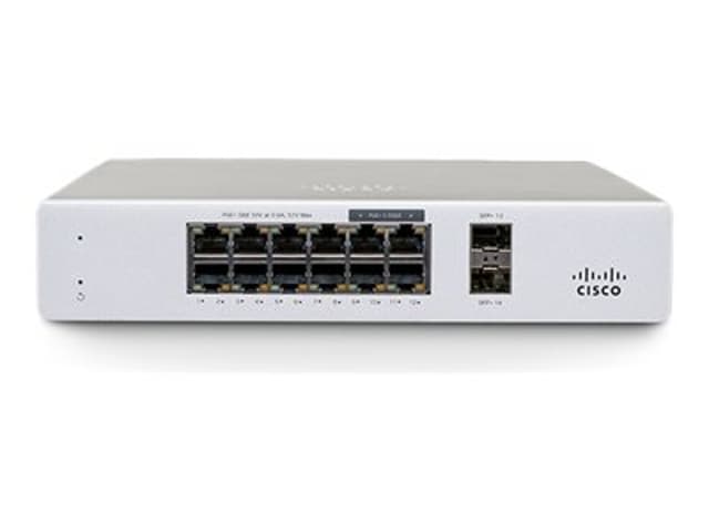 Cisco Meraki MS130-12X 12-Port Cloud Managed PoE 240W Switch (MS130-12X-HW)