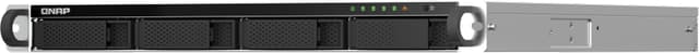 QNAP TS-464U-RP NAS Rack (1U) Intel® Celeron® N5095 8 GB DDR4 QNAP Turbo System Aluminium, Svart (TS-464U-RP-8G)