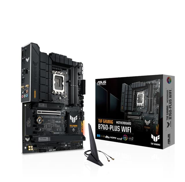 TUF Gaming B760M-PLUS WIFI LGA 1700 Micro-ATX Moderkort (90MB1ET0-M1EAY0)