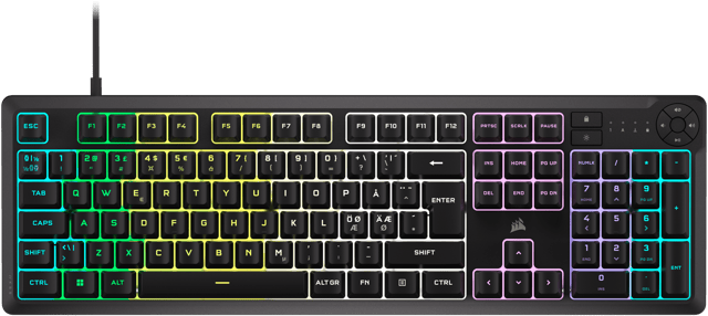 Corsair K55 Core RGB Kabel Nordisk (CH-9226C65-ND)