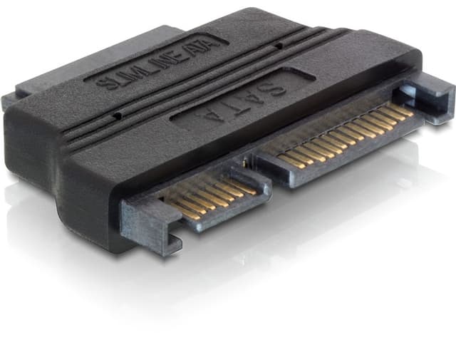 Delock Adapter SATA 22pin male > Slim SATA female 13pin SATA Hane SATA, Slim SATA Power Hona (65156)