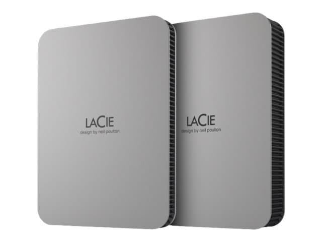 LaCie Mobile Drive Secure 4TB Grå