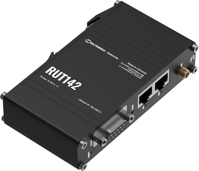 Teltonika RUT142 Industrial WiFi Wireless Router With RS-232 (RUT142000000)