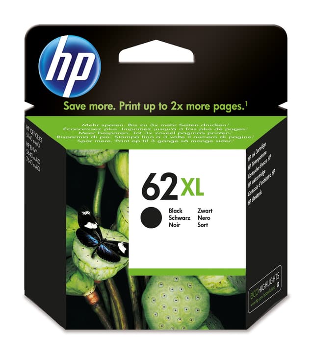 HP Muste Musta No.62XL - ENVY 5740