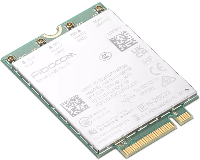 ThinkPad Fibocom L860-GL-16 XMM7560 CAT16 PCIE M.2 3042 WWAN Module (4XC1K04678)