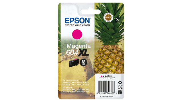 Epson Bläck Magenta 604XL 4ml (C13T10H34010)
