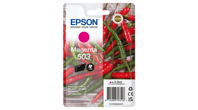 Epson Bläck Magenta 503 3.3ml (C13T09Q34010)