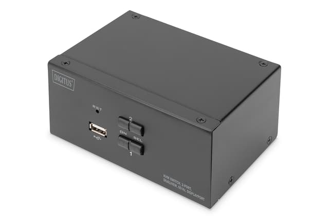Digitus KVM Switch 2-Portar Dual Display 4K DisplayPort (DS-12862)