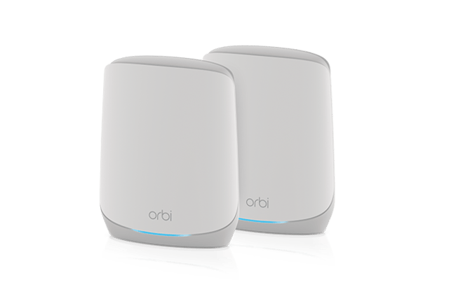 Netgear Orbi RBK762S Tri-band (2,4 GHz / 5 GHz / 5 GHz) Wi-Fi 6 (802.11ax) Vit 5 Intern (RBK762S-100EUS)