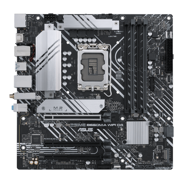 Prime B660M-A Wifi D4 LGA 1700 Micro-ATX Moderkort (90MB1AE0-M1EAY0)