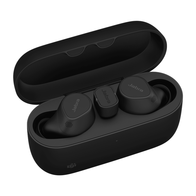 Jabra Evolve2 Buds incl Charging Pad Stereo Microsoft Teams Svart