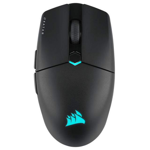 Corsair Katar Elite RF Wireless + Bluetooth + USB-A Mus Svart (CH-931C111-EU)
