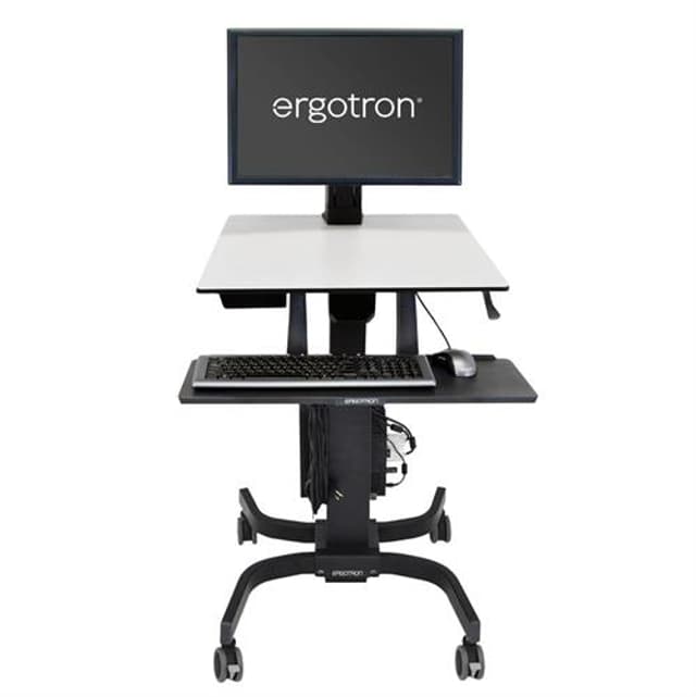 Ergotron WorkFit-C Single HD Sit-Stand Workstation (24-216-085)