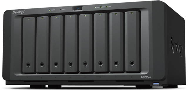 Synology DiskStation DS1823XS+ NAS- & lagringsservrar Tower Ryzen Embedded V1780B 8 GB DDR4 DiskStation Manager Svart (DS1823XS+)