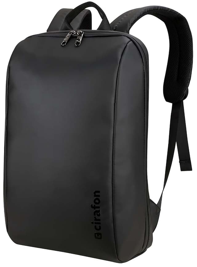 Cirafon Notebook Ryggsekk City Slim 16" Nylon Sort