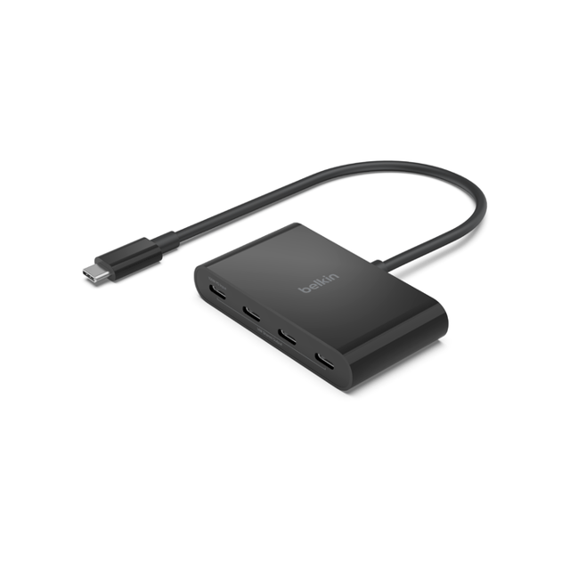 Belkin AVC018BTBK grensesnitt-hub USB Type-C 10000 Mbit/s Svart 