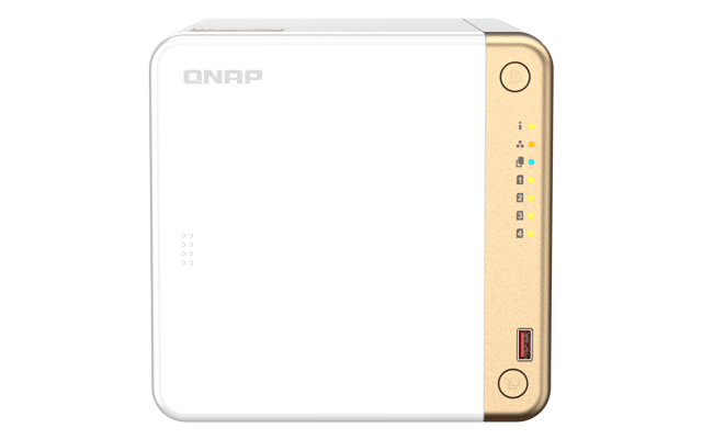 QNAP TS-462- NAS- & lagringsservrar Tower Intel® Celeron® N4505 2 GB DDR4 QNAP QTS Vit (TS-462- )