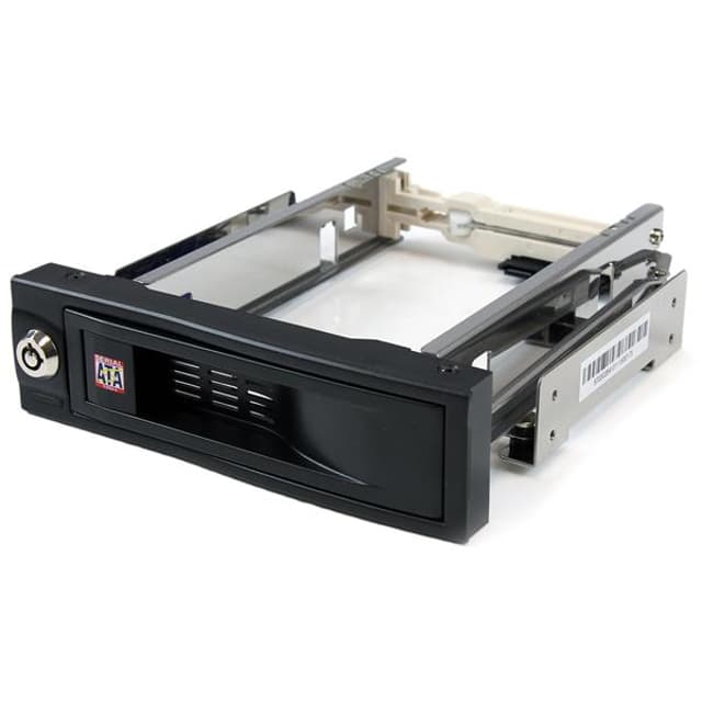 Startech 5.25in Trayless Hot Swap Mobile Rack for 3.5in Hard Drive (HSB100SATBK)