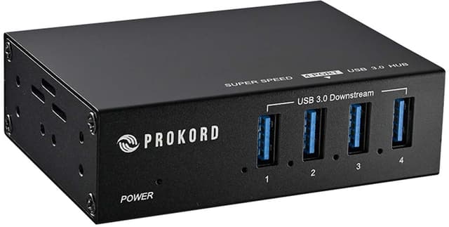 Prokord USB 3.0 Hub 4-Port Pro Metal (PK-MHUB04)