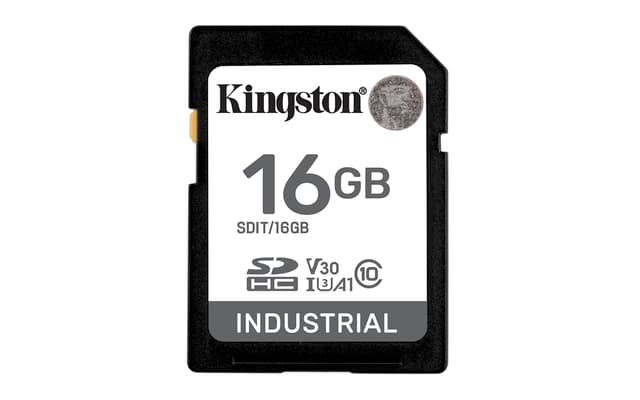 Kingston Technology Industrial 16 GB SDHC UHS-I Klass 10 16GB SDHC UHS-I (SDIT/16GB)
