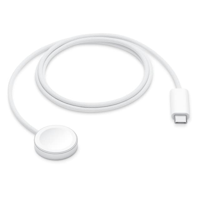 Magnetisk snabbladdningskabel med usb-c-kontakt till Apple Watch 1m Vit (MT0H3ZM/A)