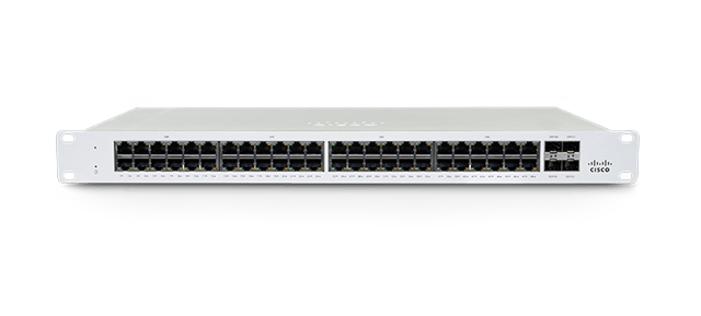 Cisco Meraki MS130-48P 48-Port Cloud Managed PoE 740W Switch (MS130-48P-HW)