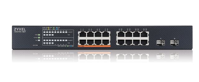 Zyxel Nebula XMG1915 16x2.5G 2x10G PoE 180W Switch 