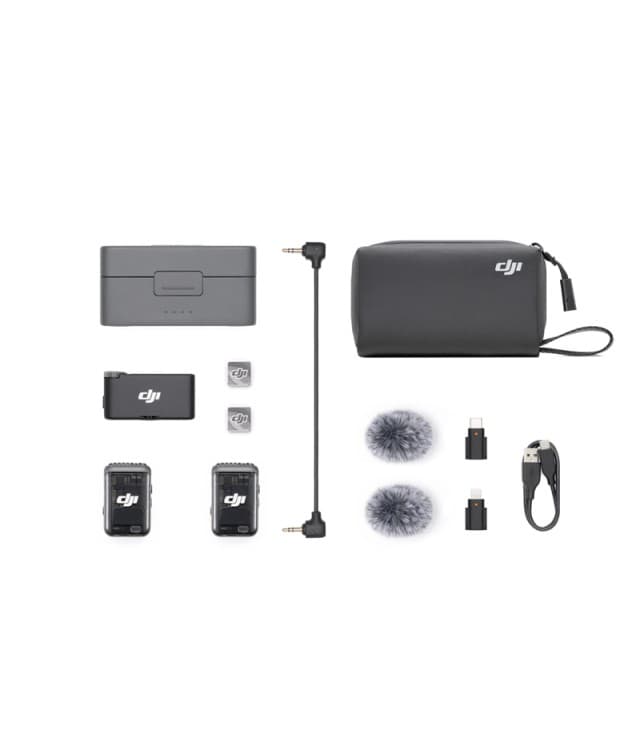 DJI Mic 2 (2TX + 1RX + laddningsfodral) 