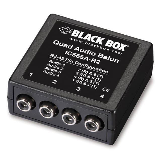 Black Box Quad Audio Balun (IC565A-R2)
