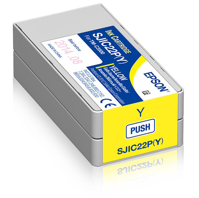 Epson Muste, keltainen, SJIC22P(Y) – TM-3500 