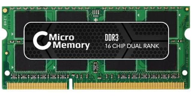 Coreparts DDR3 2GB 1066MHz DDR3 204-pin SO-DIMM (MMDDR3-8500/2GBSO-128M8)