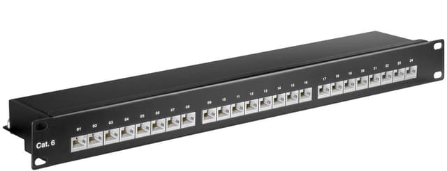 Microconnect Patchpanel Svart Cat 6 1U (PP-014)
