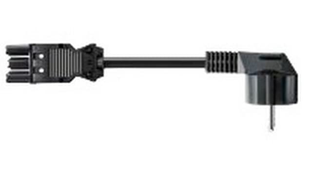 Axessline Anslutningskabel GST-Schuko 3m Svart 3m CEE7/7 GST18I3 Svart (935-BA30)