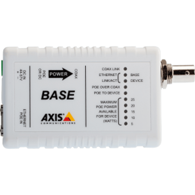 Axis T8640 PoE+ over Coax Adapter Kit (5026-401)