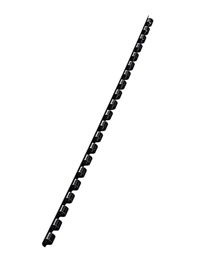 Leitz Plastspiral 6mm Svart 100st (35040)