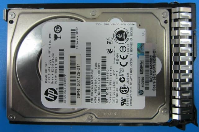 HPE Dual Port Enterprise 2.5" 10000r/min SAS HDD (653956-001)