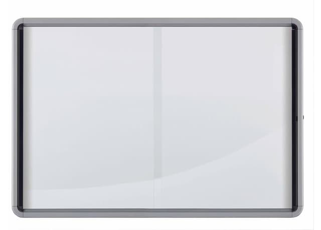 Nobo Inglasad Tavla med Skjutdörrar Inomhus 18xA4 Magnetisk Vit (1902571)
