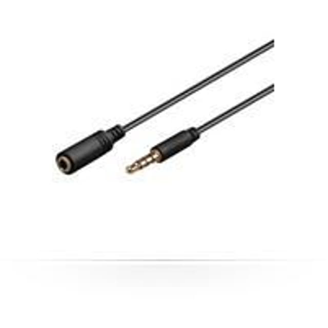 Microconnect IPOD006B ljudkabel 5 m 3,5mm Svart 5m 3,5mm 3,5mm (IPOD006B)