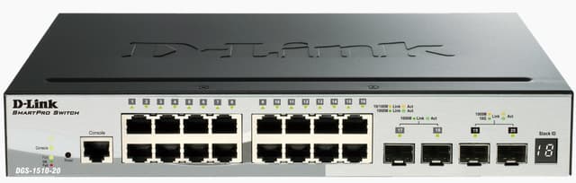 D-Link DGS-1510-20 20-Port Gigabit 2x10G SFP+ (DGS-1510-20/E)