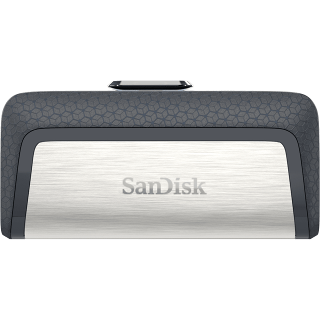 SanDisk Ultra Dual 128GB USB-A / USB-C Svart, Sølv